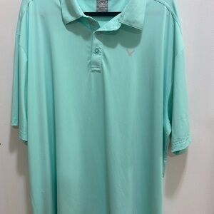 Callaway Vibrant Aqua Polo Shirt for Men